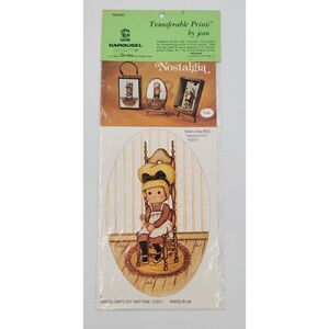Vintage Carousel Crafts Print For Poly Domes Frames Decoupage Katy Pearl Girl